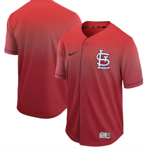 St. Louis Cardinals Blank Red Cool Base Drift Edition Stitched Jersey - Zenithce