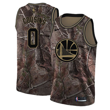 Golden StateWarriors #0 DeMarcus Cousins Camo Swingman Realtree Collection Jersey - Zenithce