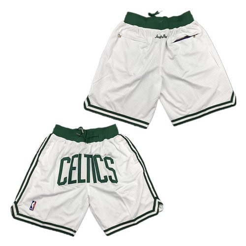 Boston Celtics White Shorts - Zenithce