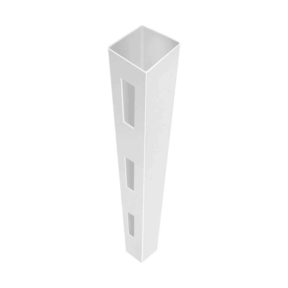 Freedom 5-in W x 5-in L White Vinyl Fence Post Cap 73013956 - Zenithce