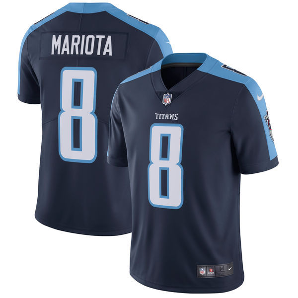 Tennessee Titans #8 Marcus Mariota Nike Navy Vapor Untouchable Limited Stitched Jersey - Zenithce