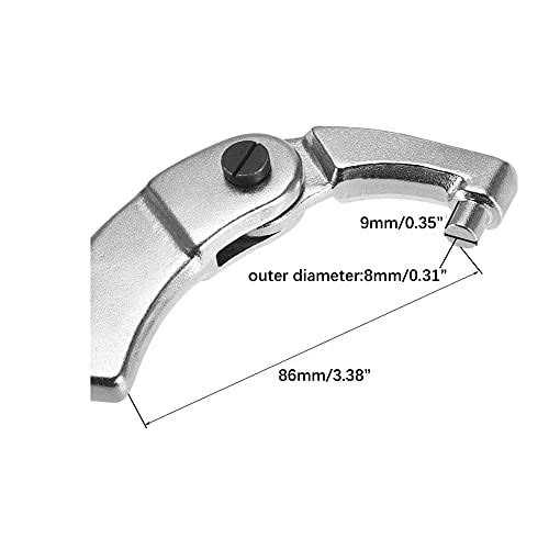 Vmotor Chrome Vanadium Adjustable C Spanner Hook Wrench Tool - Zenithce