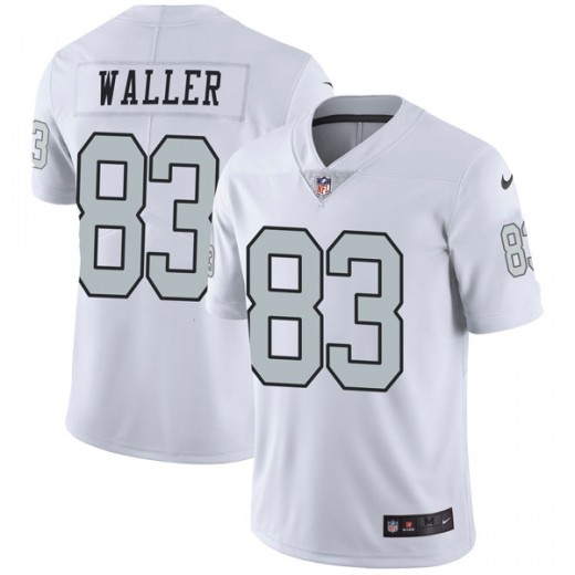 Raiders #83 Darren Waller White Color Rush Limited Stitched Jersey - Zenithce