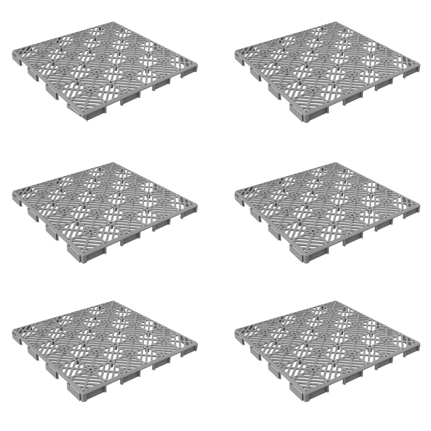 Pure Garden Interlocking Patio Deck Tiles - Zenithce