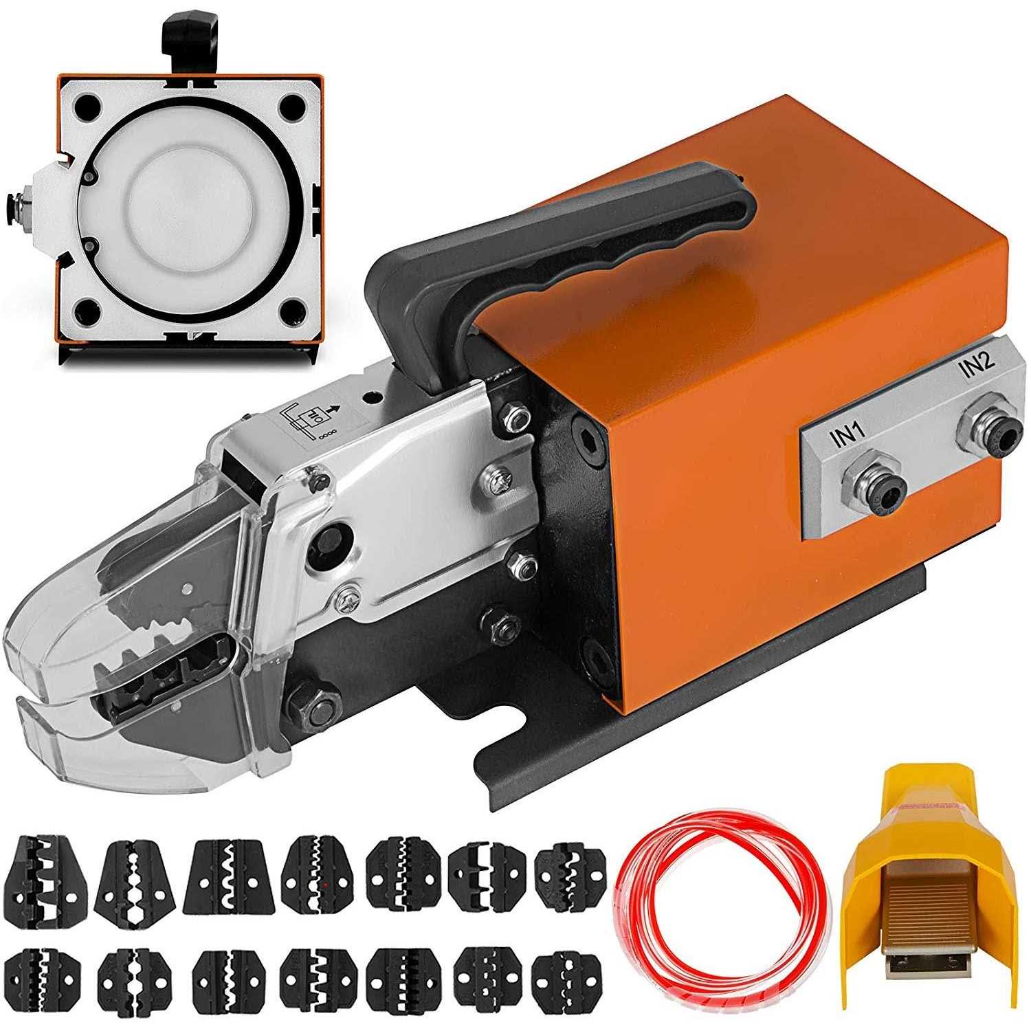 VEVOR Terminal Crimping Pliers AM-10 Pneumatic Multi-function Terminal Crimping - Zenithce
