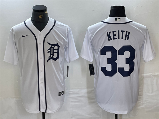 Detroit Tigers #33 Colt Keith White Cool Base Stitched Jersey - Zenithce