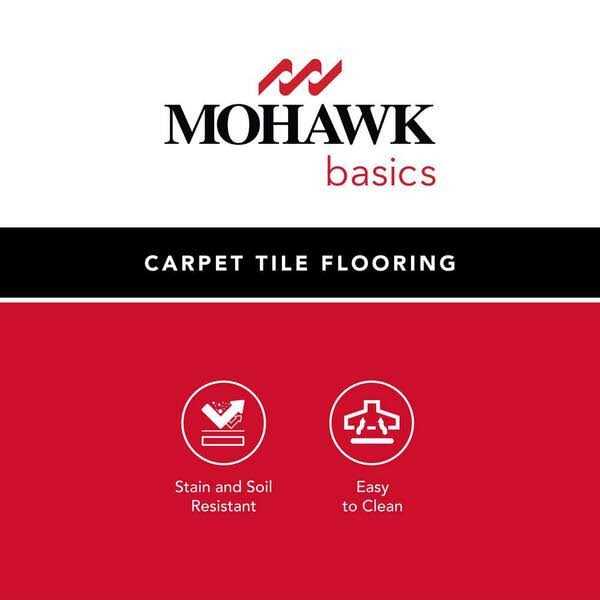 Mohawk Industries Mohawk Basics 24 x 24 Glue Down Carpet Tile - Zenithce