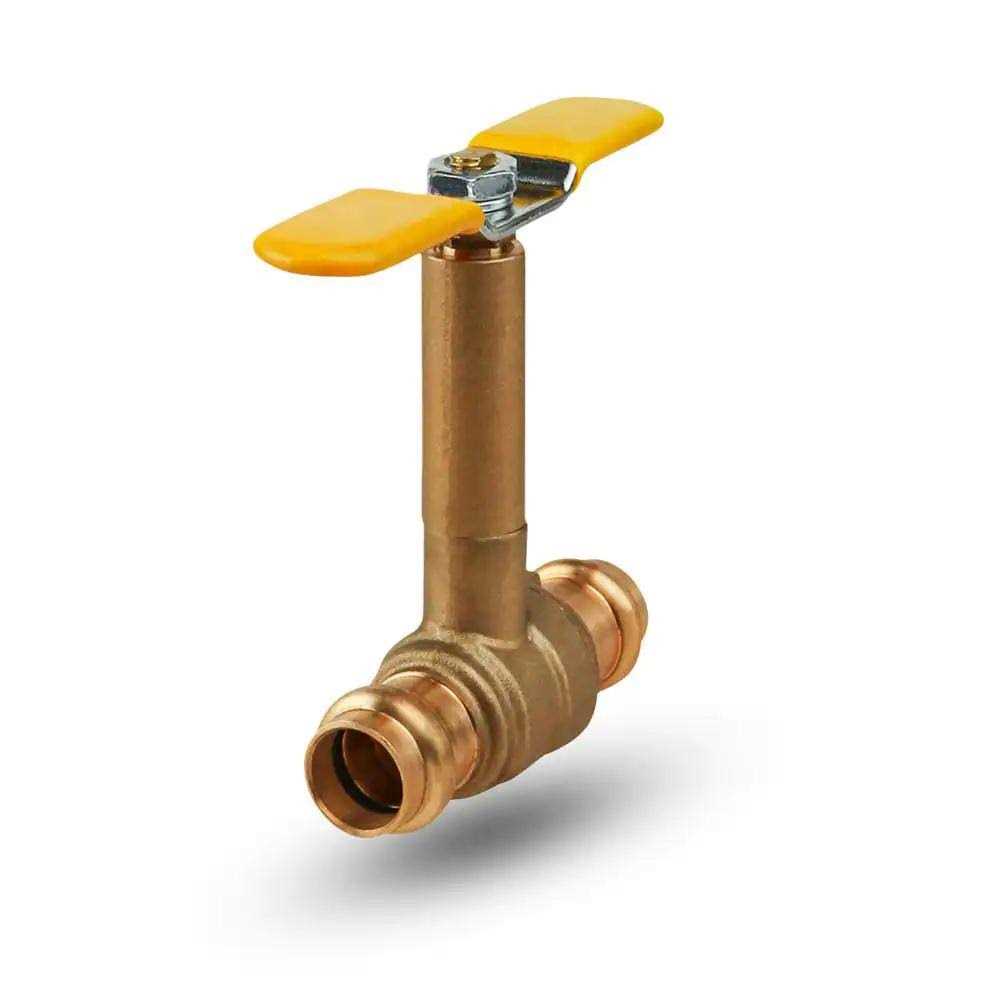 The Plumber’s Choice Premium Brass Ball Valve with Long Bonnet and T-Handle - Zenithce