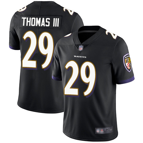 Baltimore Ravens #29 29 Earl Thomas III Black Vapor Untouchable Limited Jersey - Zenithce