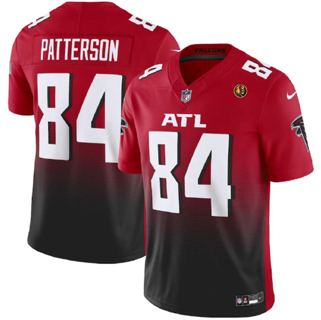 Atlanta Falcons #84 Cordarrelle Patterson Red Black 2023 F.U.S.E. With John Madden Patch Vapor Limited Stitched Jersey - Zenithce