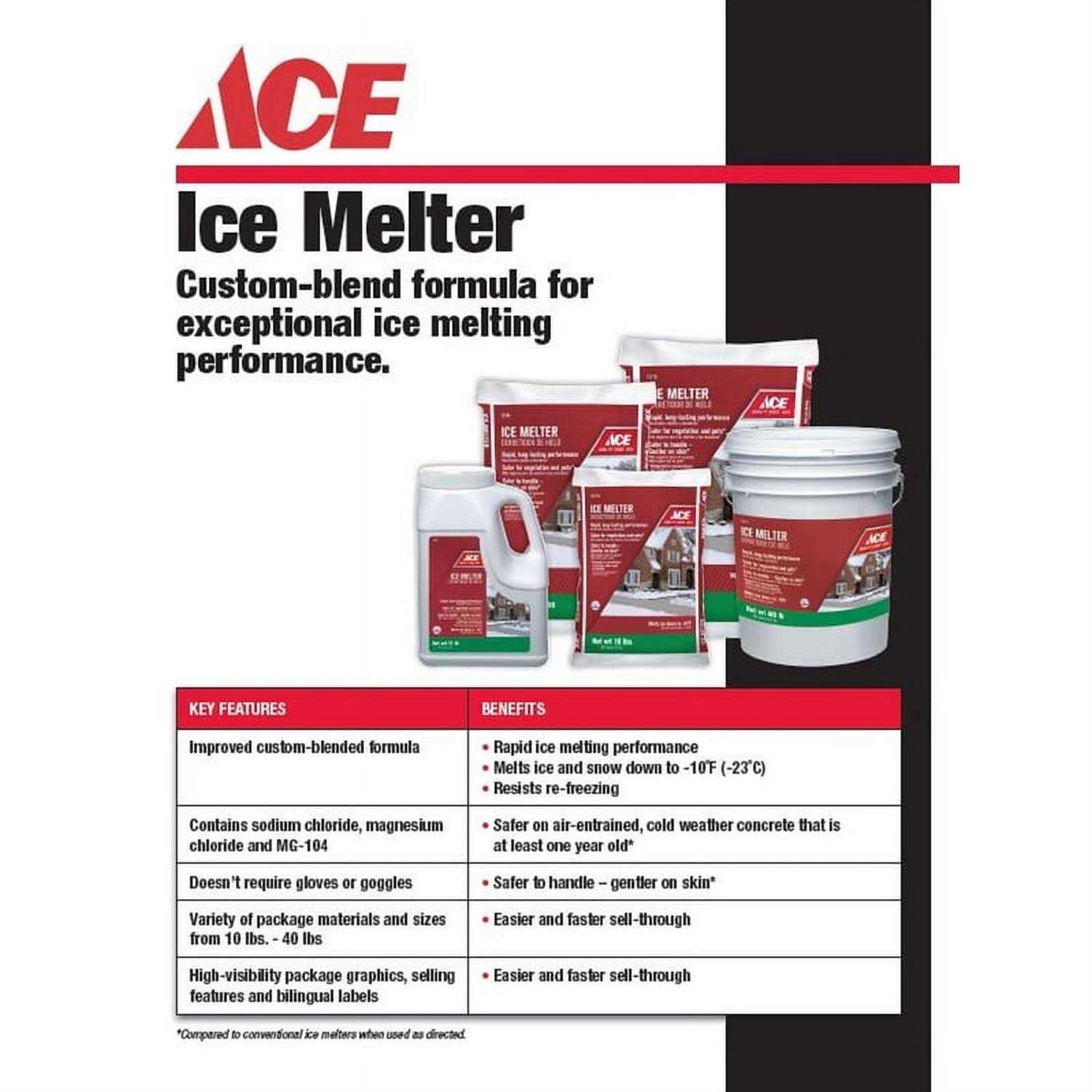 Ice Melt 10# BAG ACE - Zenithce