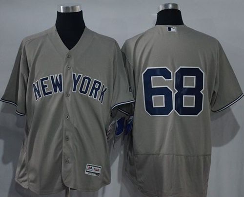 Yankees #68 Dellin Betances Grey Flexbase Authentic Collection Stitched Jersey - Zenithce