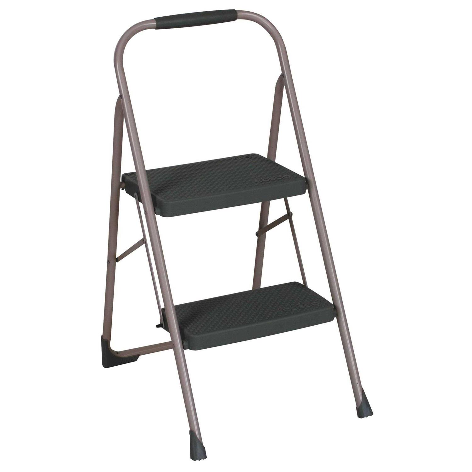 Cosco 2 Step Kitchen Stepper Adult Folding Step Stool - Zenithce