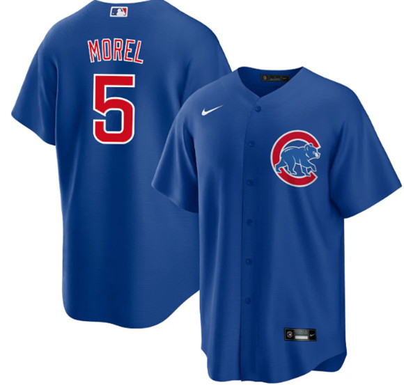 Chicago Cubs #5 Christopher Morel Chicago Blue Cool Base Stitched Baseball Jersey - Zenithce