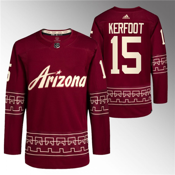 Arizona Coyotes #15 Alexander Kerfoot Garnet Alternate Pro Jersey - Zenithce