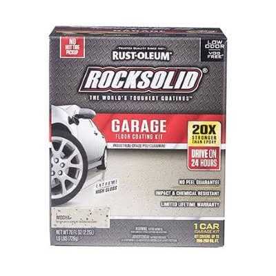 Rust-Oleum RockSolid Polycuramine Clear Top Coat Floor Coating Kit - Zenithce