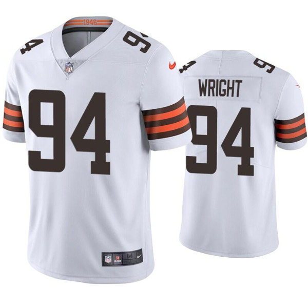 Cleveland Browns #94 Alex Wright White Vapor Untouchable Limited Stitched Jersey - Zenithce