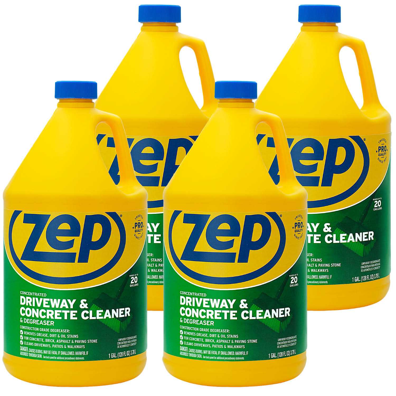 Zep Driveway, Concrete and Masonry Cleaner - Zenithce