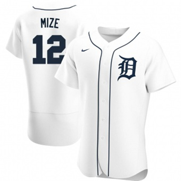 Detroit Tigers #12 Casey Mize White Flex Base Stitched Jersey - Zenithce