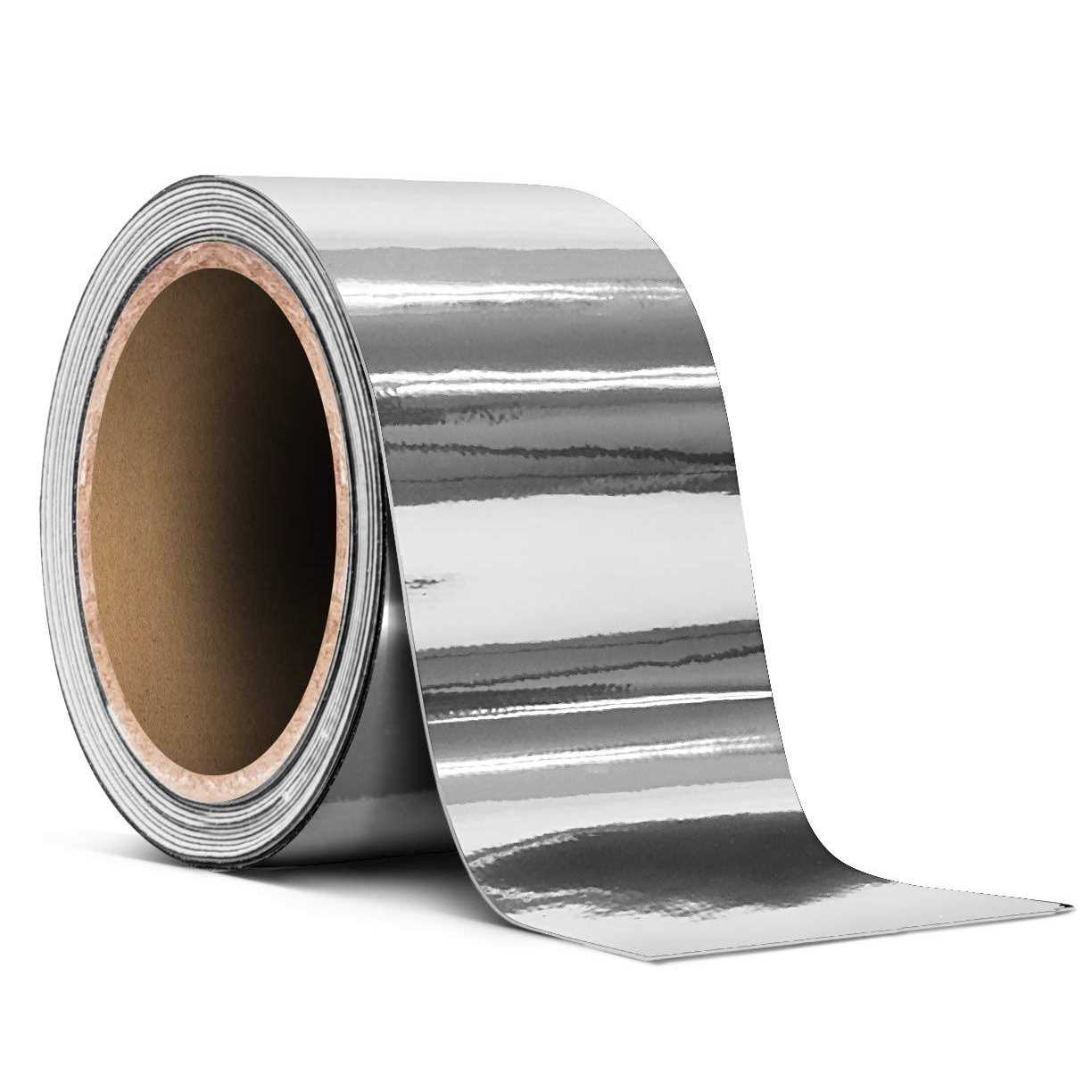 Vvivid Gloss Chrome Air-Release Vinyl Adhesive Tape Roll - Zenithce
