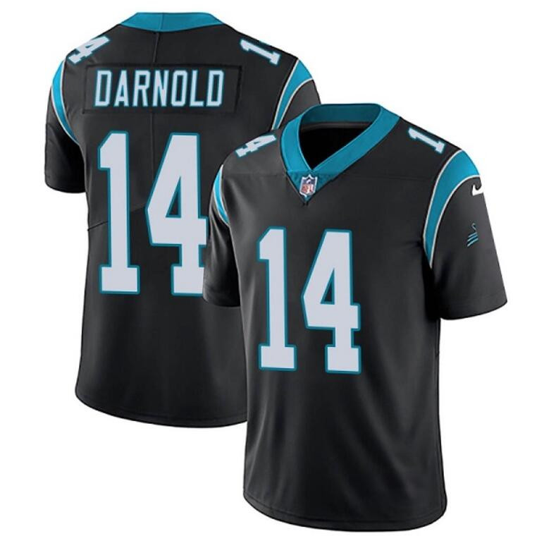 Carolina Panthers #14 Sam Darnold Black Vapor Untouchable Limited Stitched Jersey - Zenithce