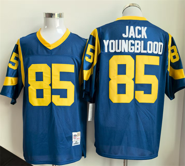 Los Angeles Rams #85 Jack Youngblood Royal Throwback Football Stitched Jersey - Zenithce