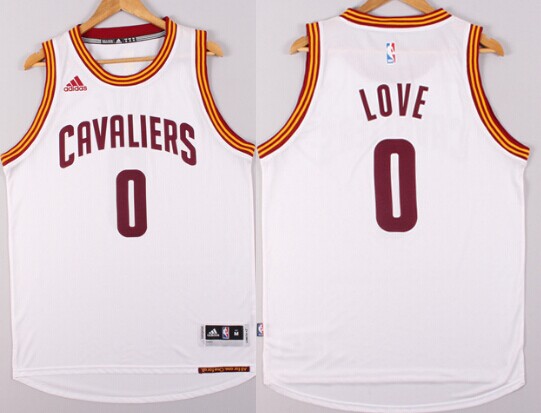 Cleveland Cavaliers #0 Kevin Love Revolution 30 Swingman 2014 New White Jersey - Zenithce