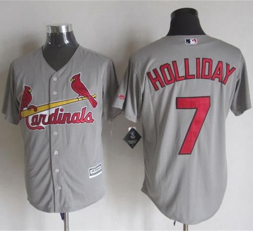 Cardinals #7 Matt Holliday Grey New Cool Base Stitched Jersey - Zenithce