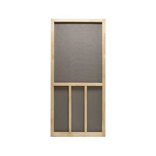 Precision 80-1/2 in. H x 32 in. W Aspen Natural Wood Wood Screen Door - Zenithce
