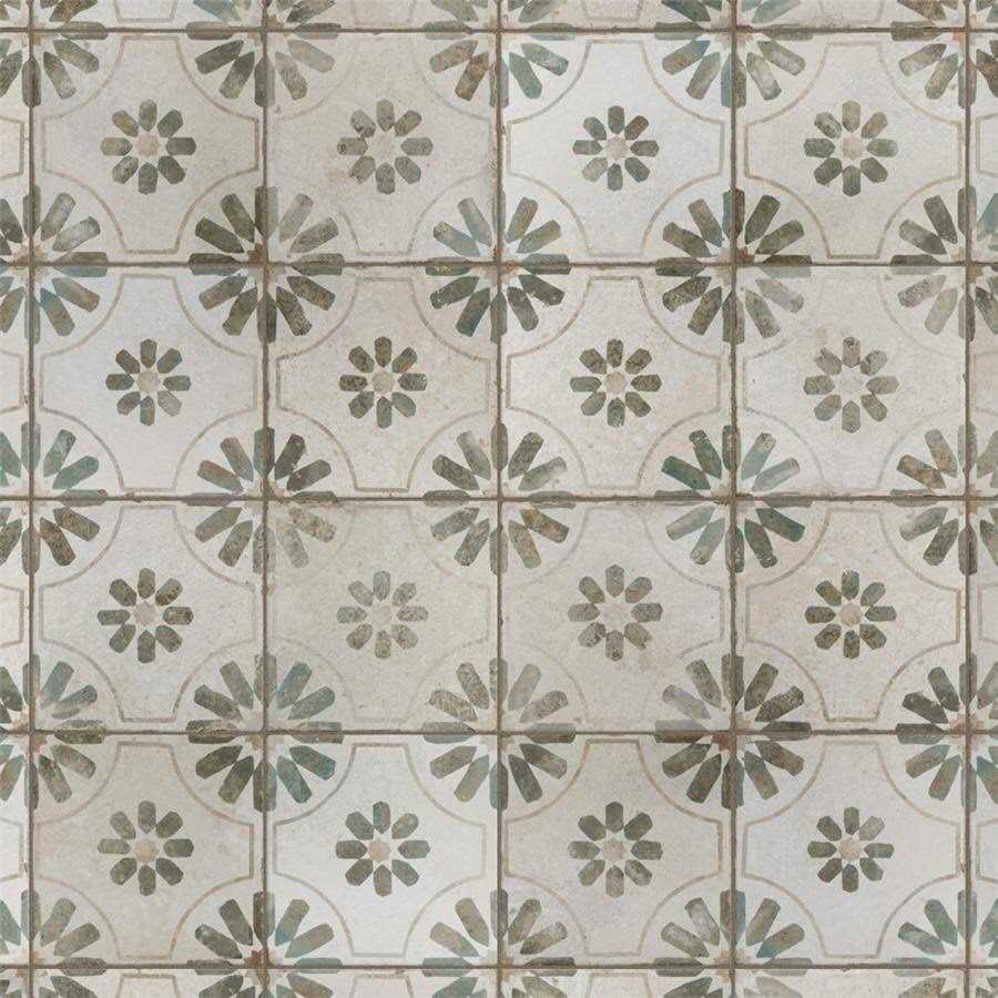 Merola Tile Kings 18 x 18 Ceramic Patterned Wall & Floor Tile - Zenithce