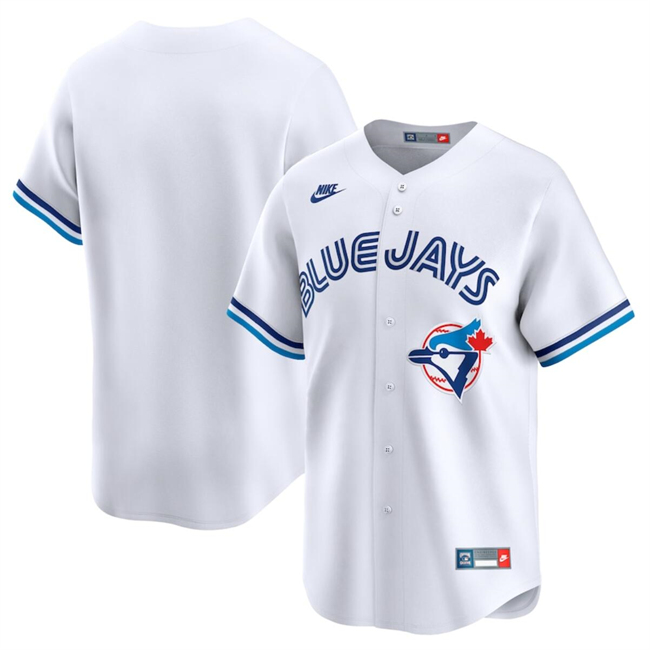 Toronto Blue Jays Blank White Cooperstown Collection Limited Stitched Jersey - Zenithce