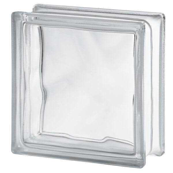 Quality Glass Block 7.5 x 7.5 x 3 Basic Paralline Glass Block - Zenithce
