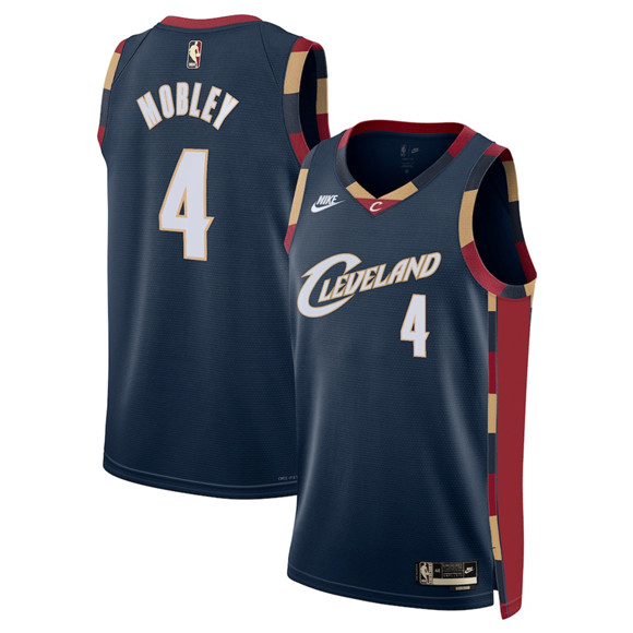 Cleveland Cavaliers #4 Evan Mobley Navy 2025 Classic Edition Stitched Jersey - Zenithce