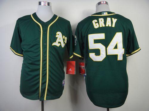 Athletics #54 Sonny Gray Green Cool Base Stitched Jersey - Zenithce