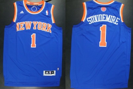 New York Knicks #1 Amare Stoudemire Revolution 30 Swingman 2013 Blue Jersey - Zenithce