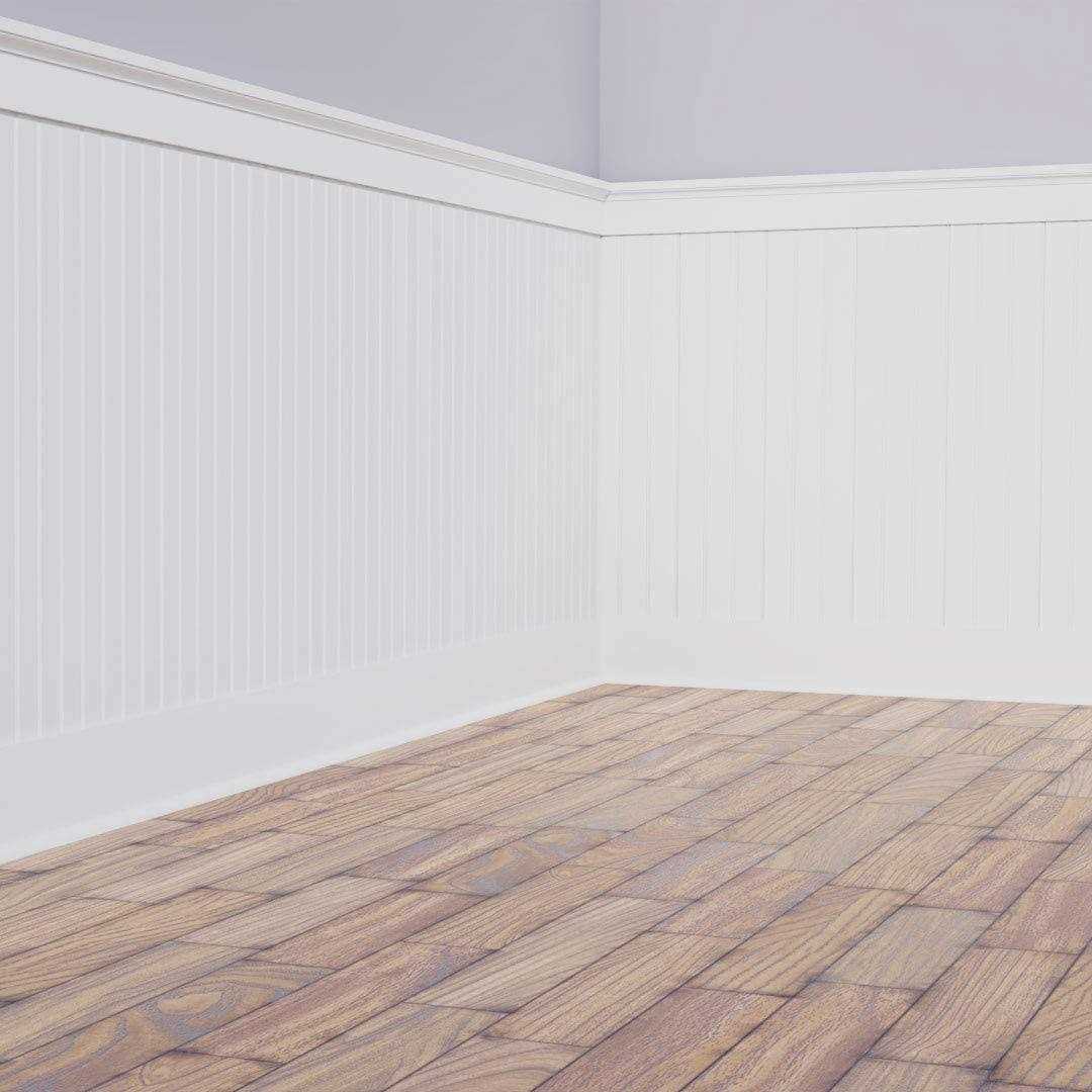Ekena Millwork Deluxe Beadboard 8′ Length PVC Wainscoting Kit - Zenithce