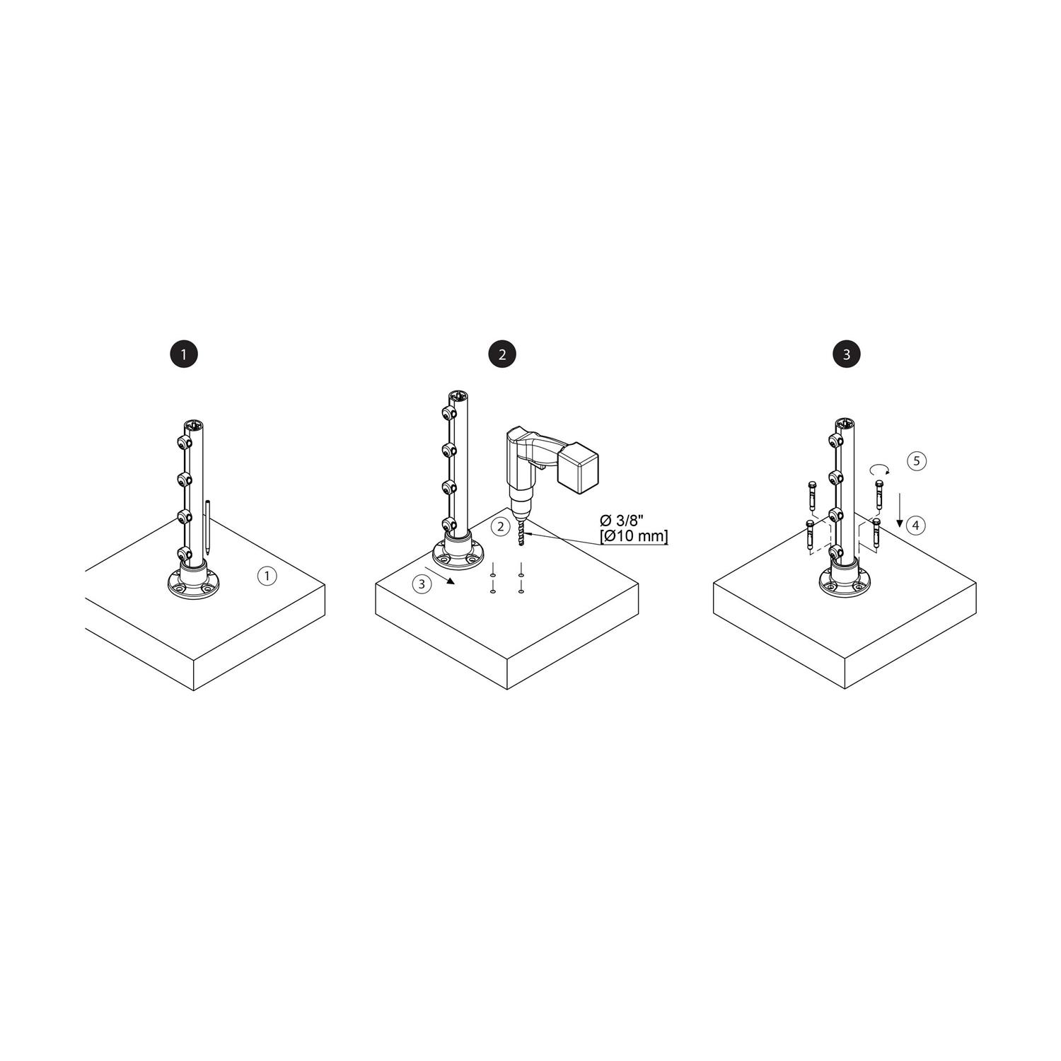 Dolle Prova Finished Beech Wood 79 in. Long Handrail Kit - Zenithce