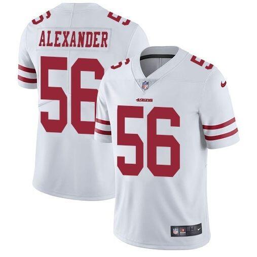 San Francisco 49ers #56 Kwon Alexander White Vapor Untouchable Limited Stitched Jersey - Zenithce
