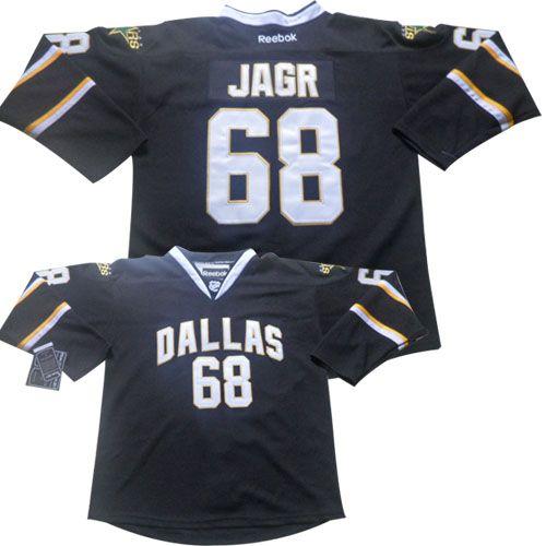 Stars #68 Jaromir Jagr Stitched Black Jersey - Zenithce