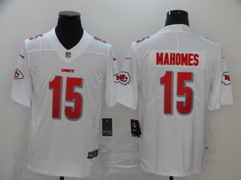 Kansas City Chiefs #15 Patrick Mahomes White Vapor Untouchable Limited Stitched Jersey - Zenithce