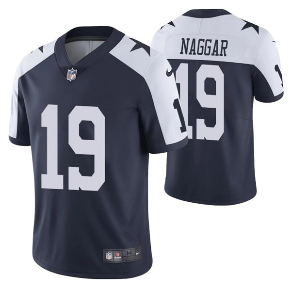 Dallas Cowboys #19 Chris Naggar Navy White Vapor Limited Stitched Jersey - Zenithce