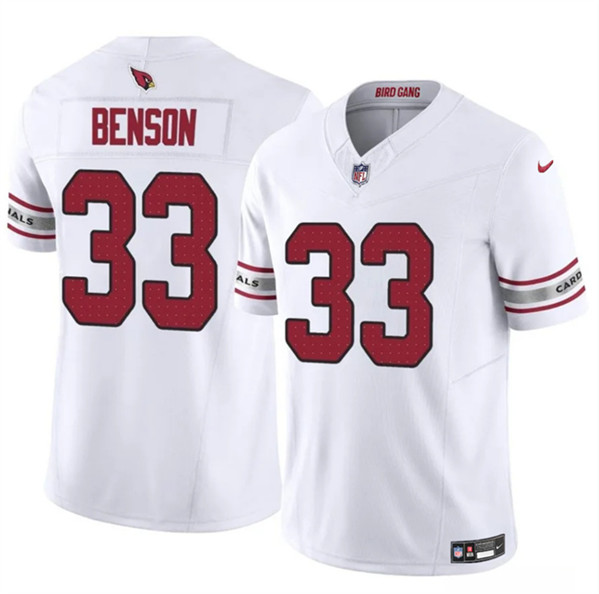 Arizona Cardinals #33 Trey Benson White 2024 F.U.S.E. Vapor Untouchable Limited Stitched Jersey - Zenithce