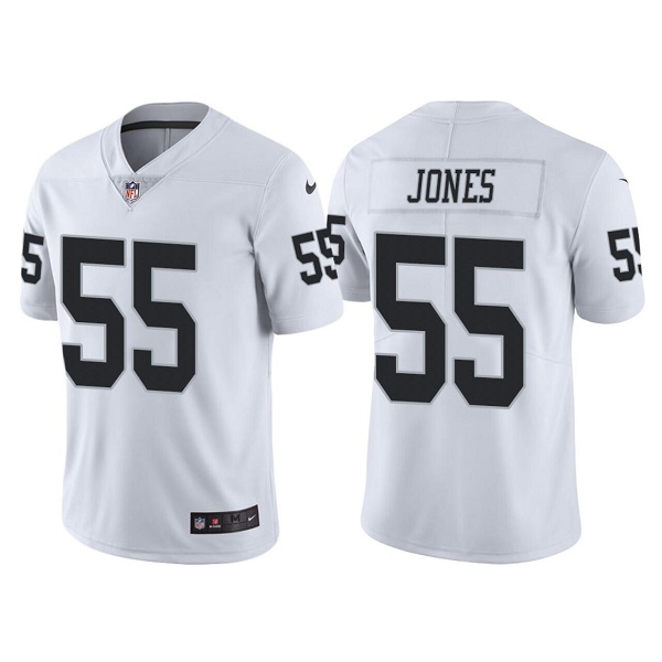 Las Vegas Raiders #55 Chandler Jones White Vapor Limited Stitched Jersey - Zenithce