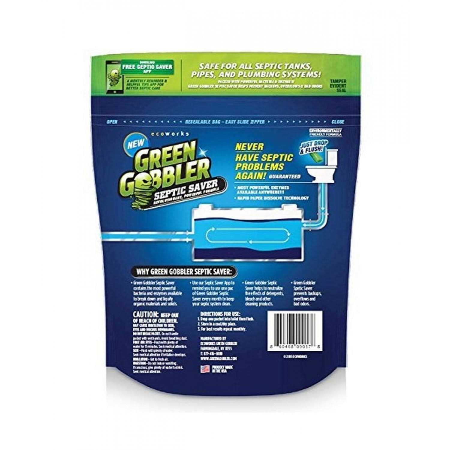 Green Gobbler Powder Plunger Toilet Clog Remover - Zenithce