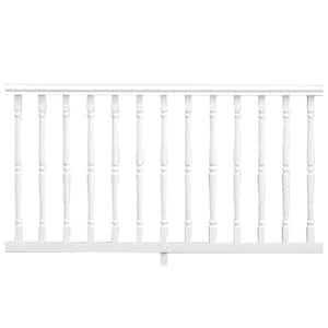 Weatherables 3.5 ft. H x White Vinyl Railing Kit - Zenithce