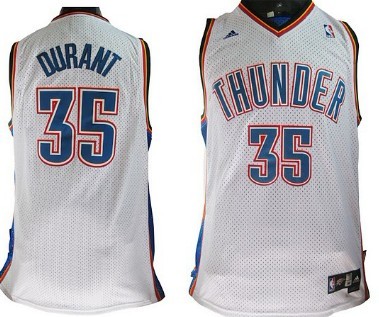 Oklahoma City Thunder #35 Kevin Durant White Swingman Jersey - Zenithce
