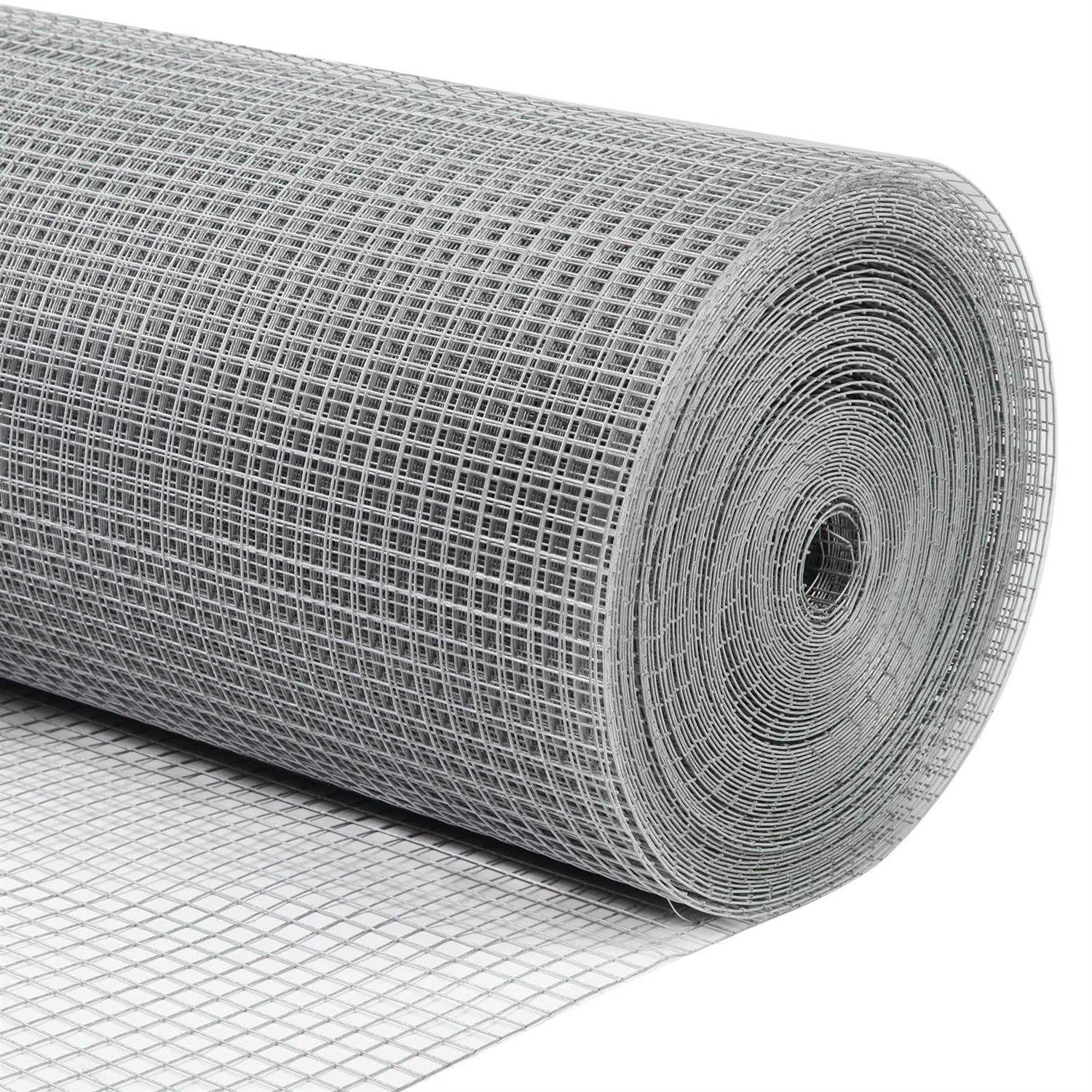DWALE Hardware Cloth Chicken Wire Mesh Galvanized Wire Mesh 19 Gauge Heavy Duty Galvanized Wire Fence Chicken Fence for Chicken Poultry Coop - Zenithce