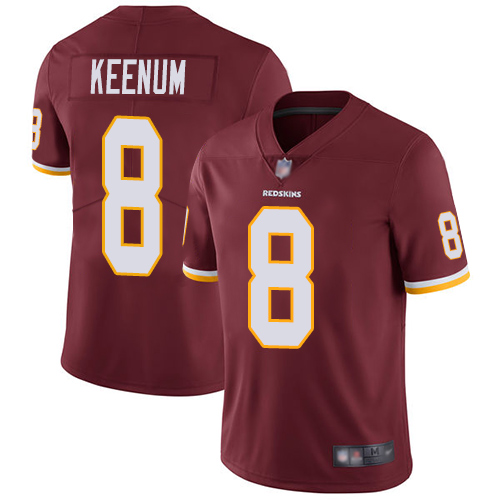 Washington Redskins #8 Case Keenum Burgundy Red Vapor Untouchable Limited Stitched Jersey - Zenithce