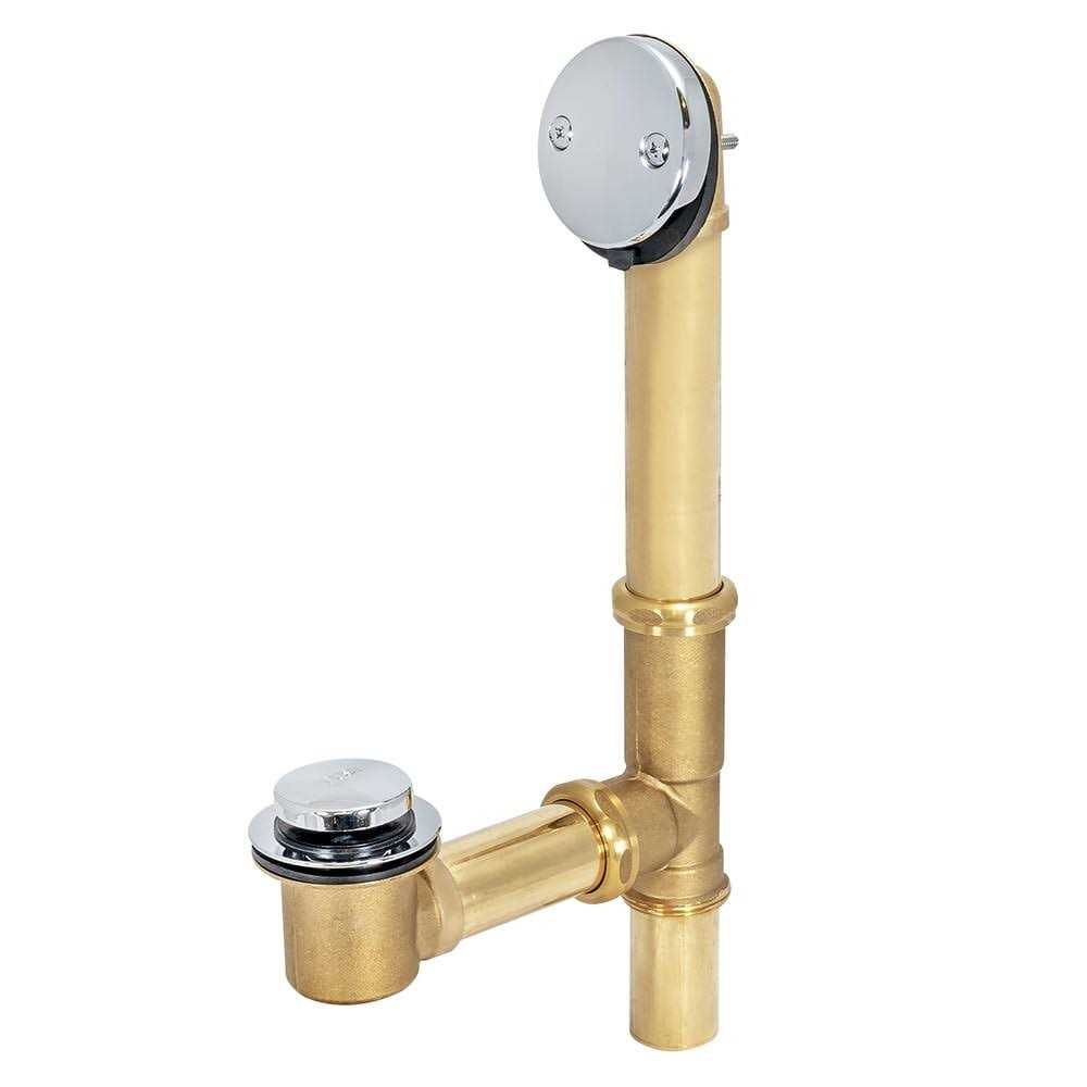 Eastman 35201 Trip Lever Bath Waste Strainer, Brass - Zenithce