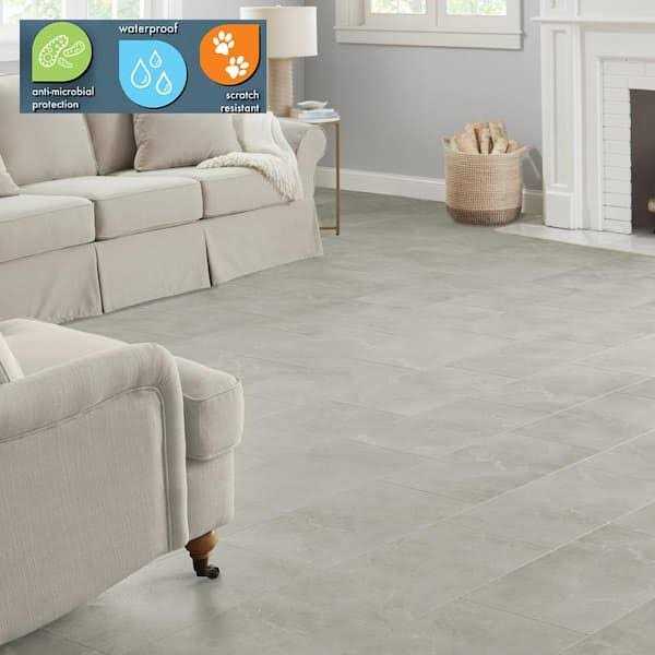 Lifeproof 12 MIL x 12 in. W x 24 in. L Click Lock Waterproof Vinyl Tile Flooring - Zenithce